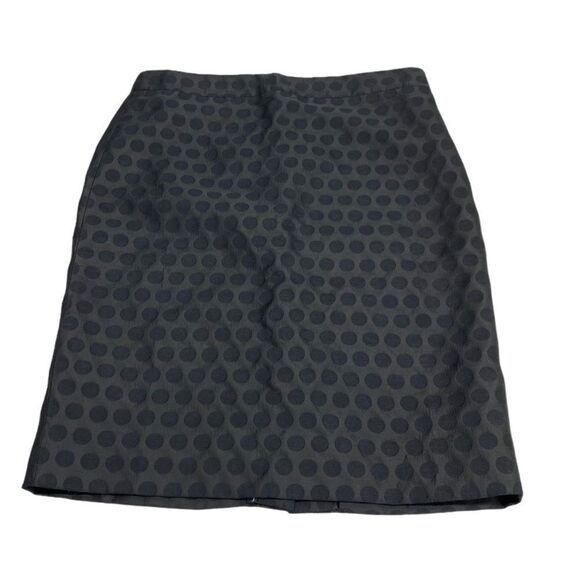 J. Crew Polka Dot Pencil Black Skirt size 00 - Picture 1 of 6